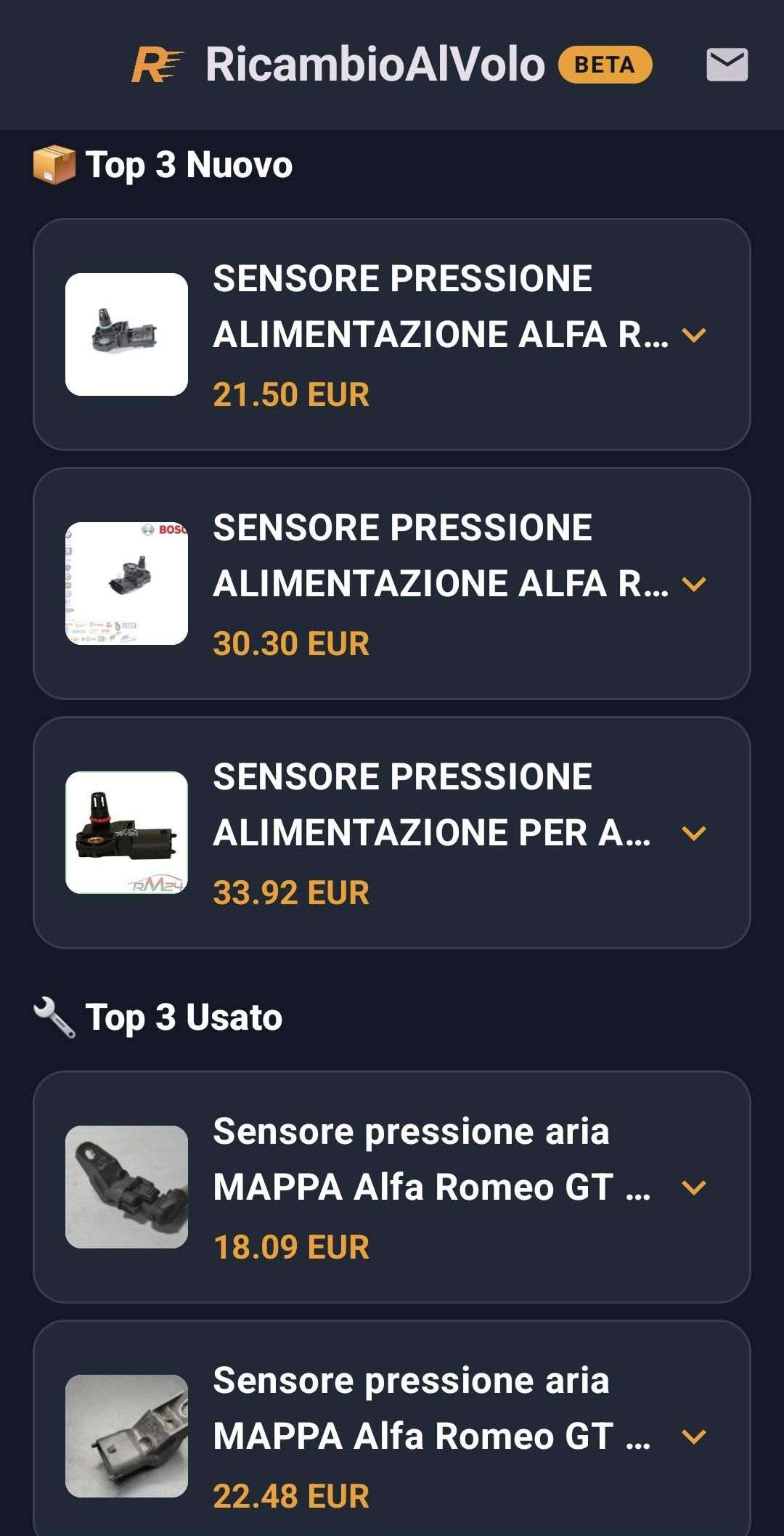 Anteprima Risultati e Tutorial